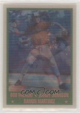 1989 Sportflics - [Base] #224 - Randy Johnson, Ramon Martinez, Bob Milacki