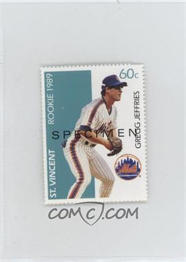 1989 St. Vincent Rookies Stamps - [Base] - Specimens #_GRJE - Gregg Jefferies