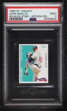 1989 St. Vincent Rookies Stamps - [Base] #_JOSM.1 - John Smoltz [PSA 9 MINT]