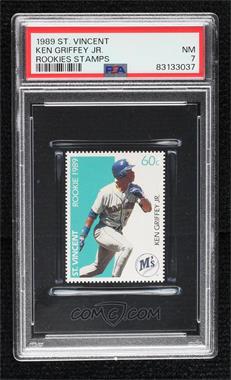 1989 St. Vincent Rookies Stamps - [Base] #_KEGR.1 - Ken Griffey Jr. [PSA 7 NM]