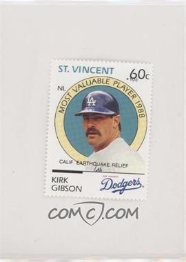 1989 St. Vincent U.S. Baseball Greats - [Base] - California Earthquake Relief #_KIGI - Kirk Gibson