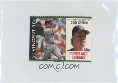 1989 St. Vincent U.S. Baseball Series 2 Stamps - [Base] #_COSN - Cory Snyder