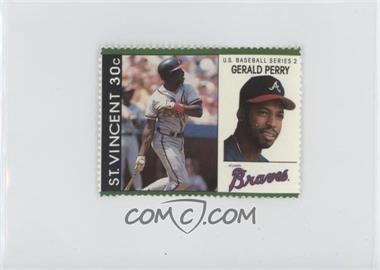 1989 St. Vincent U.S. Baseball Series 2 Stamps - [Base] #_GEPE - Gerald Perry