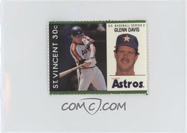 1989 St. Vincent U.S. Baseball Series 2 Stamps - [Base] #_GLDA - Glenn Davis