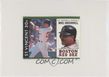 1989 St. Vincent U.S. Baseball Series 2 Stamps - [Base] #_MIGR - Mike Greenwell