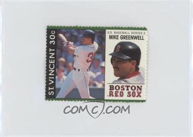 1989 St. Vincent U.S. Baseball Series 2 Stamps - [Base] #_MIGR - Mike Greenwell