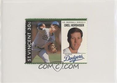 1989 St. Vincent U.S. Baseball Series 2 Stamps - [Base] #_ORHE - Orel Hershiser