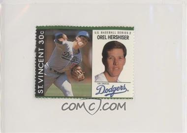 1989 St. Vincent U.S. Baseball Series 2 Stamps - [Base] #_ORHE - Orel Hershiser