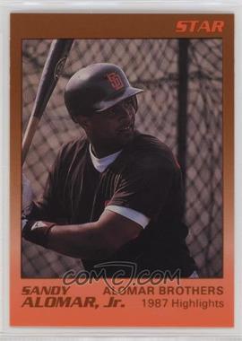 1989 Star Alomar Brothers - [Base] #4 - Sandy Alomar Jr.