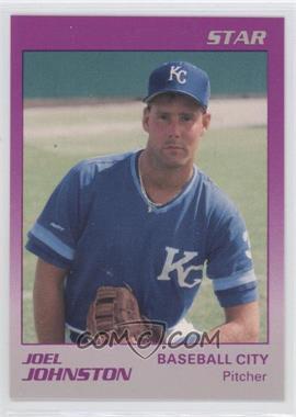 1989 Star Baseball City Royals - [Base] #12 - Joel Johnston
