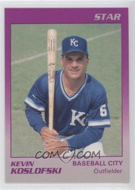 1989 Star Baseball City Royals - [Base] #14 - Kevin Koslofski