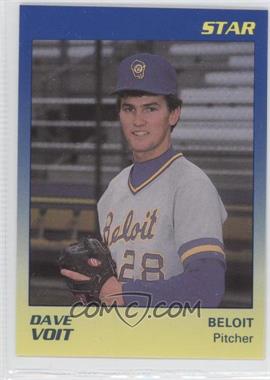1989 Star Beloit Brewers - [Base] #23 - David Voit
