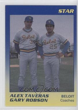 1989 Star Beloit Brewers - [Base] #26 - Alex Taveras, Gary Robson