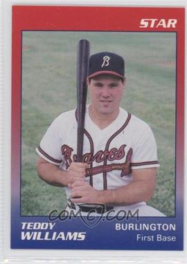 1989 Star Burlington Braves - [Base] #25 - Teddy Williams