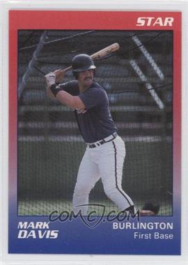 1989 Star Burlington Braves - [Base] #9 - Mark Davis