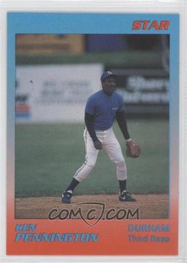1989 Star Durham Bulls Blue/Orange - [Base] - Pink Card Stock #17 - Ken Pennington