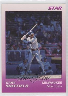 1989 Star Gary Sheffield - [Base] #9 - Gary Sheffield