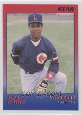 1989 Star Lynchburg Red Sox - [Base] #17.1 - Juan Paris (Player Name in Red)