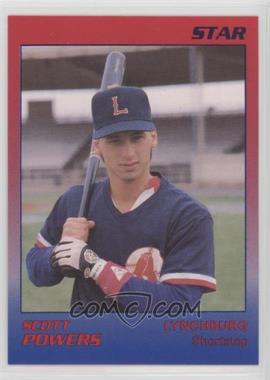 1989 Star Lynchburg Red Sox - [Base] #19.1 - Scott Powers (Player Name in Red)