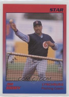 1989 Star Lynchburg Red Sox - [Base] #24.1 - Jim Bibby (Player Name in Red)