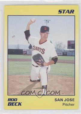 1989 Star Minor League - [Base] #82 - Rod Beck