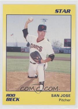 1989 Star Minor League - [Base] #82 - Rod Beck