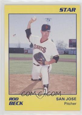 1989 Star Minor League - [Base] #82 - Rod Beck