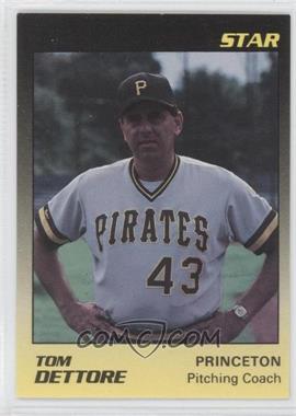 1989 Star Princeton Pirates - [Base] #27 - Tom Dettore