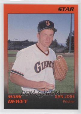 1989 Star San Jose Giants - [Base] #7 - Mark Dewey