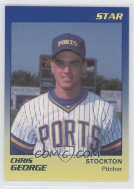 1989 Star Stockton Ports - [Base] #8 - Chris George