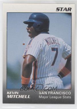 1989 Star Will Clark/Kevin Mitchell - [Base] #4 - Kevin Mitchell Major League Stats