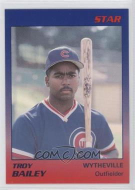 1989 Star Wytheville Cubs - [Base] #2 - Troy Bailey