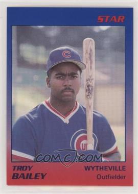 1989 Star Wytheville Cubs - [Base] #2 - Troy Bailey