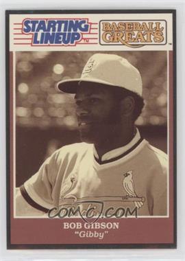 1989 Starting Lineup Cards - Baseball Greats #_BOGI - Bob Gibson [EX to NM]