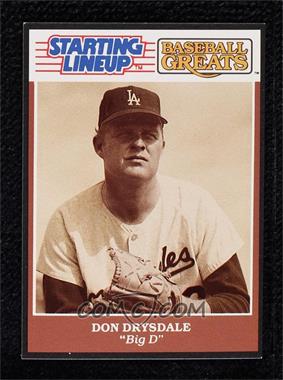 1989 Starting Lineup Cards - Baseball Greats #_DODR - Don Drysdale