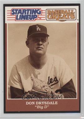 1989 Starting Lineup Cards - Baseball Greats #_DODR - Don Drysdale