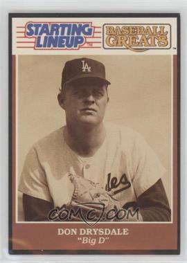 1989 Starting Lineup Cards - Baseball Greats #_DODR - Don Drysdale [Good to VG‑EX]