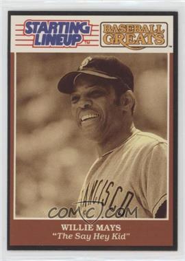 1989 Starting Lineup Cards - Baseball Greats #_WIMA - Willie Mays [EX to NM]