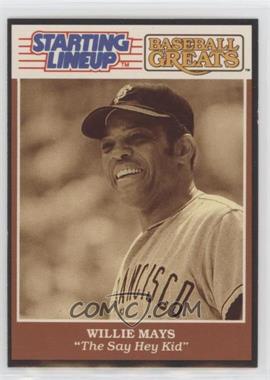1989 Starting Lineup Cards - Baseball Greats #_WIMA - Willie Mays [EX to NM]