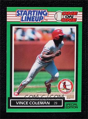 1989 Starting Lineup Cards - One on One #_VICO - Vince Coleman