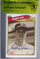 Johnny Sain [BAS BGS Authentic]