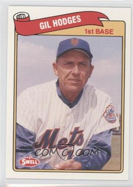 1989 Swell Baseball Greats - [Base] #33 - Gil Hodges