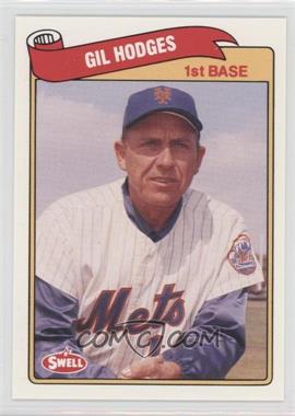 1989 Swell Baseball Greats - [Base] #33 - Gil Hodges