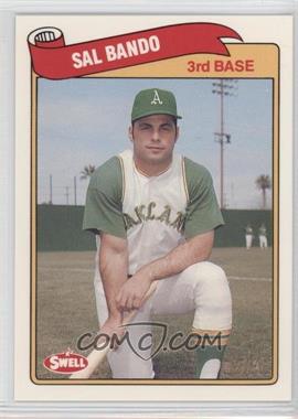 1989 Swell Baseball Greats - [Base] #63 - Sal Bando