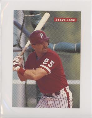 1989 Tastykake Philadelphia Phillies - [Base] #25 - Steve Lake
