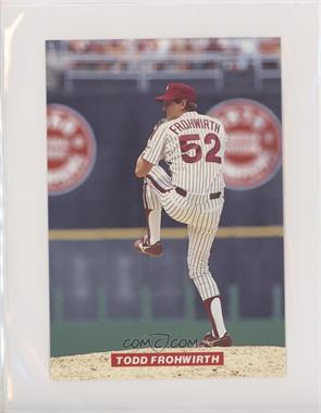 1989 Tastykake Philadelphia Phillies - [Base] #52 - Todd Frohwirth