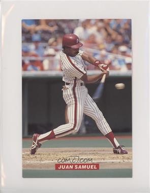 1989 Tastykake Philadelphia Phillies - [Base] #8.2 - Juan Samuel