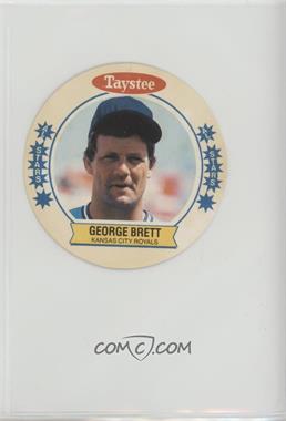 1989 Taystee Kansas City Royals Collector's Edition Discs - [Base] #1 - George Brett [Good to VG‑EX]