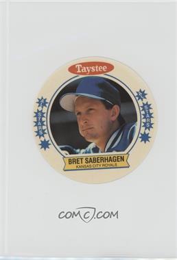 1989 Taystee Kansas City Royals Collector's Edition Discs - [Base] #11 - Bret Saberhagen [EX to NM]