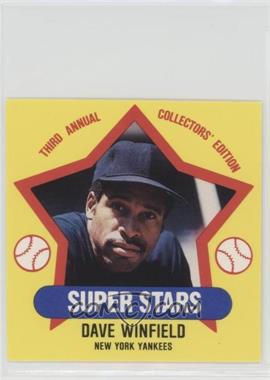 1989 Tea Super Stars Discs - [Base] - Square #13 - Dave Winfield